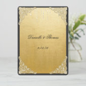 Elegant, Gold Foil, Glitter, huwelijksadvies Advieskaart (Staand voorkant)