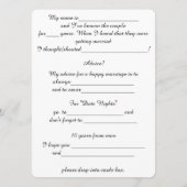 Elegant, Gold Foil, Glitter, huwelijksadvies Advieskaart (Achterkant)
