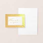 Elegant Gold Foil Hartelijk dank. Folie Kaarten (Display)