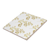 Elegant Gold Foil lekt glitter Tegeltje (Zijkant)