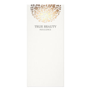 Elegant Gold Foil look Circuit White Reclamekaart