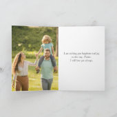 Elegant Gold Foil op Chalk Vaderdag Kaart (Binnen)