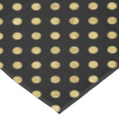 Elegant Gold Foil Polka Dot Pattern - Gold & Black Tafelkleed (Gekanteld)