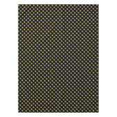 Elegant Gold Foil Polka Dot Pattern - Gold & Black Tafelkleed (Voorkant)