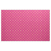 Elegant Gold Foil Polka Dot Pattern - Gold & Pink Stof (Yard (91,4 cm))