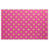 Elegant Gold Foil Polka Dot Pattern - Gold & Pink Stof (Fat Quarter)