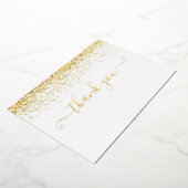 Elegant Gold Foil Script - Hartelijk dank - Kaart (Gedraaid)