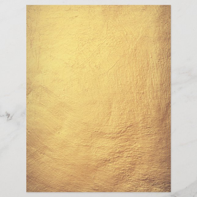 Elegant Gold Foil Texture Scrapbook Paper (Voorkant)
