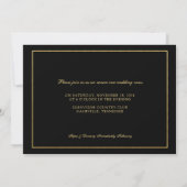 Elegant Gold Foil Wedding Jubileum Vow Renewal Kaart (Achterkant)
