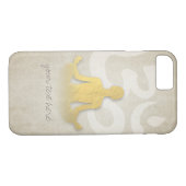 Elegant Gold Foil Yoga Meditation Pose om Symbol Case-Mate iPhone Case (Achterkant (Horizontaal))