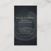 Elegant Gold Foil Yoga Meditation Pose ZEN Symbol Visitekaartje (Achterkant)