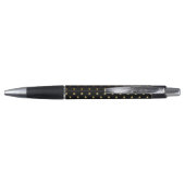 Elegant Gold Folie Monogram Sterren Pen (Achterkant)