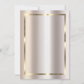 Elegant Gold Frame,Magnolia Retirement  Kaart (Achterkant)