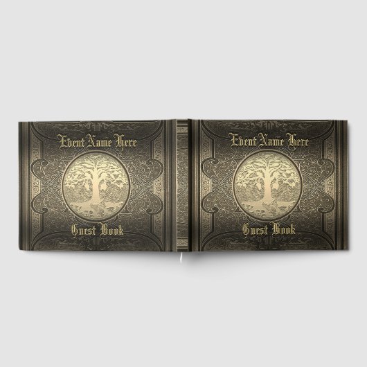 Elegant Gold  gastboek Gastenboek (Volledig)