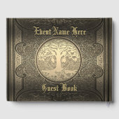 Elegant Gold  gastboek Gastenboek (Achterkant)