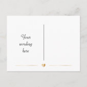 Elegant Gold Gay Lesbian Save the Date Aankondigingskaart (Achterkant)