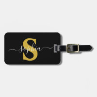 Elegant Gold-gepersonaliseerd monogram - Eenvoudig