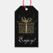 Elegant Gold Gift Label - SRF Cadeaulabel (Voorkant)