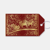 Elegant Gold Gift Label - SRF Cadeaulabel (Voorkant (Horizontaal))