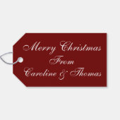 Elegant Gold Gift Label - SRF Cadeaulabel (Achterkant Horizontaal)