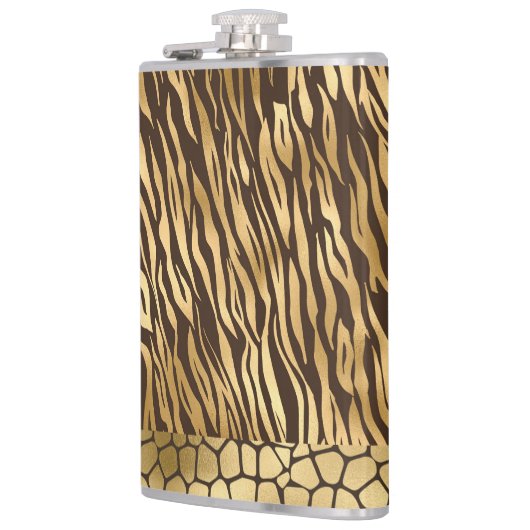 Elegant Gold Giraffe Chic Animal Heupfles (Links)