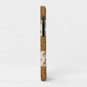 Elegant Gold Giraffe Glitter Sparkle Name Case-Mate iPhone Case (Achterkant/links)