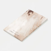Elegant Gold Glitter Agate Marble Texture Beige Post-it® Notes (Schuin)