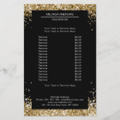 Elegant Gold Glitter, beide zijden brochure (Voorkant)