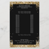 Elegant Gold Glitter, beide zijden brochure (Achterkant)