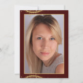 Elegant Gold Glitter Birthday 30th with Balloons Kaart (Achterkant)