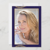 Elegant Gold Glitter Birthday 40th with Balloons Kaart (Achterkant)