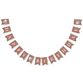 Elegant Gold glitter Birthday Vlaggetjes (Alle)