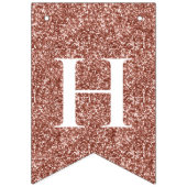 Elegant Gold glitter Birthday Vlaggetjes (Tweede vlag)