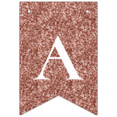 Elegant Gold glitter Birthday Vlaggetjes (Derde vlag)