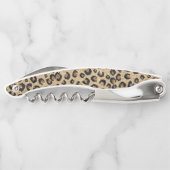 Elegant Gold Glitter Black leopard Print Kurkentrekker (Achterkant)