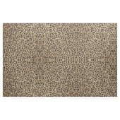 Elegant Gold Glitter Black leopard Print Stof (Yard (91,4 cm))