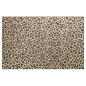 Elegant Gold Glitter Black leopard Print Stof (Fat Quarter)