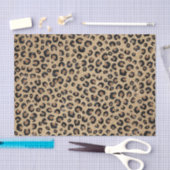 Elegant Gold Glitter Black leopard Print Tissuepapier (Craft)