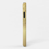 Elegant Gold Glitter Bokeh Lotus Case-Mate iPhone Case (Achterkant/rechts)