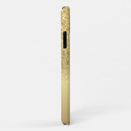 Elegant Gold Glitter Bokeh Lotus Case-Mate iPhone Case (Achterkant/rechts)