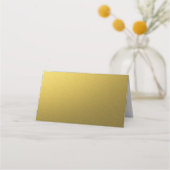 Elegant Gold Glitter Border Blank Plaatskaartje (Achterkant)