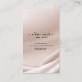 Elegant Gold Glitter Candle Care Visitekaartje (Achterkant)