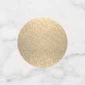 Elegant Gold Glitter Confetti (Kleine voorkant)