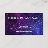 Elegant Gold Glitter Credit Card Visitekaartje (Achterkant)
