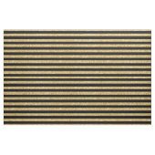Elegant Gold Glitter en Black Stripe Pattern Stof (Fat Quarter)