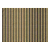 Elegant Gold Glitter en Black Stripe Pattern Tafelkleed (Voorkant (Horizontaal))