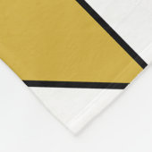 Elegant Gold Glitter Herringbone Chevron Pattern Fleece Deken (Hoek)