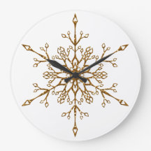 Elegant Gold Glitter Kerstmis Snowflake Holiday