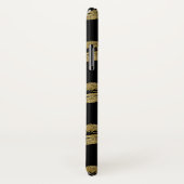 Elegant Gold Glitter Lips Patroon Case-Mate iPhone Case (Achterkant / rechts)