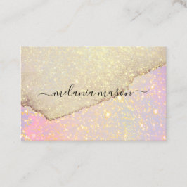 Elegant Gold Glitter Makeup een rijkste Paarse roz Visitekaartje